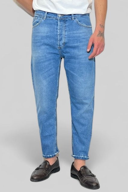 PANTALONE JEANS UOMO CASUAL TELA FISSA B.38