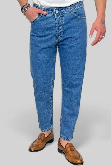 JEANS CASUAL SEMPLICE LAVAGGIO CHIARO