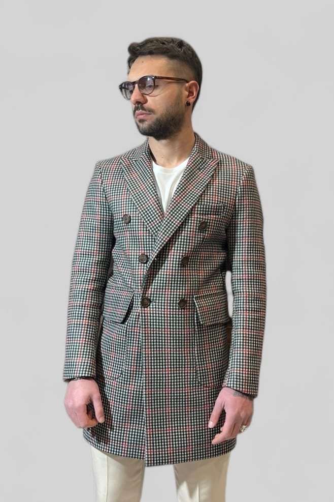 CAPPOTTO DOPPIOPETTO SARTORIALE PRINCIPE DI GALLES