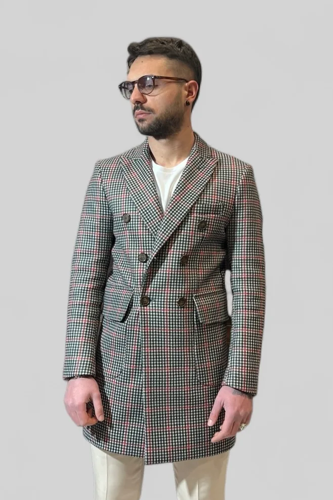 CAPPOTTO DOPPIOPETTO SARTORIALE PRINCIPE DI GALLES