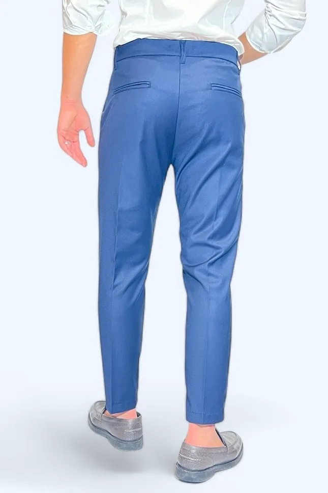 PANTALONE SARTORIALE BLU - immagine 2
