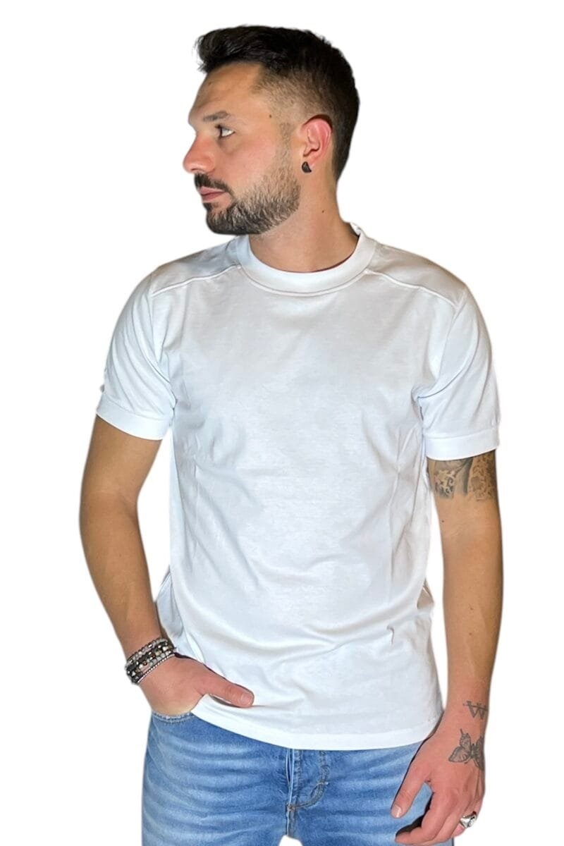 T-SHIRT BASIC GIROCOLLO