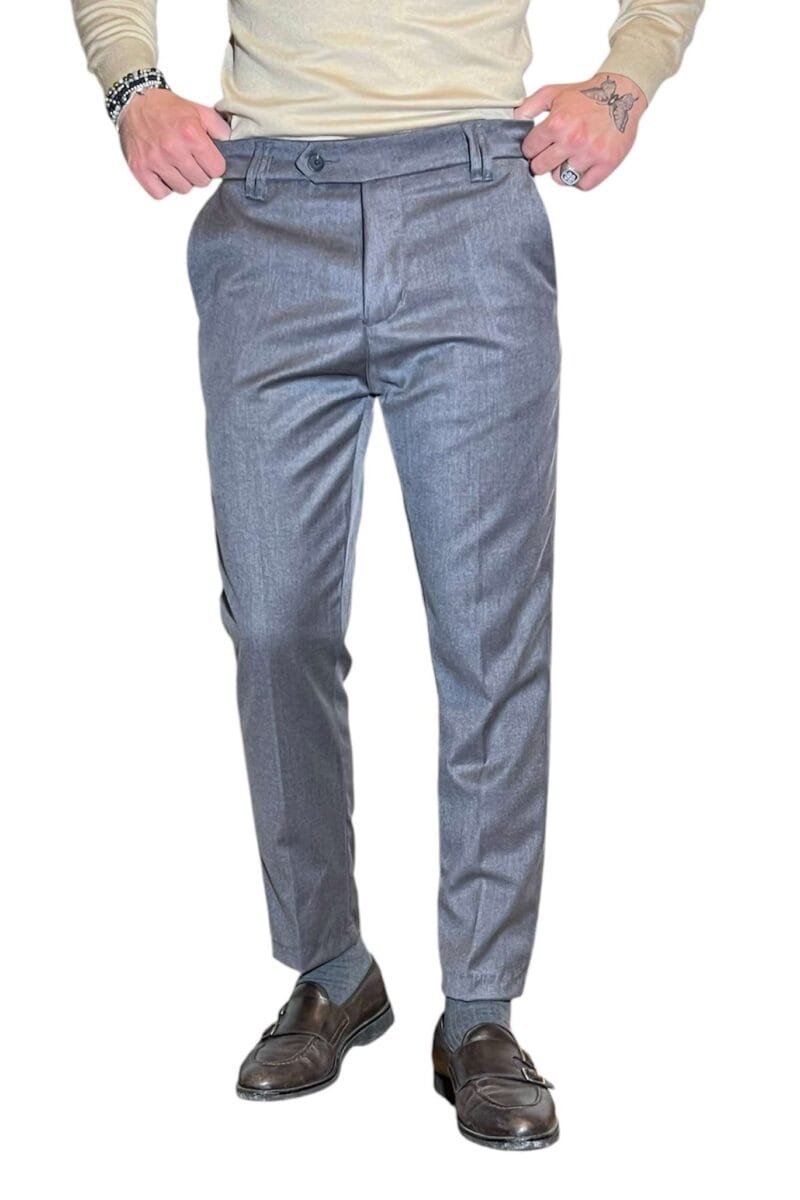 PANTALONE SARTORIALE GRIGIO - immagine 4