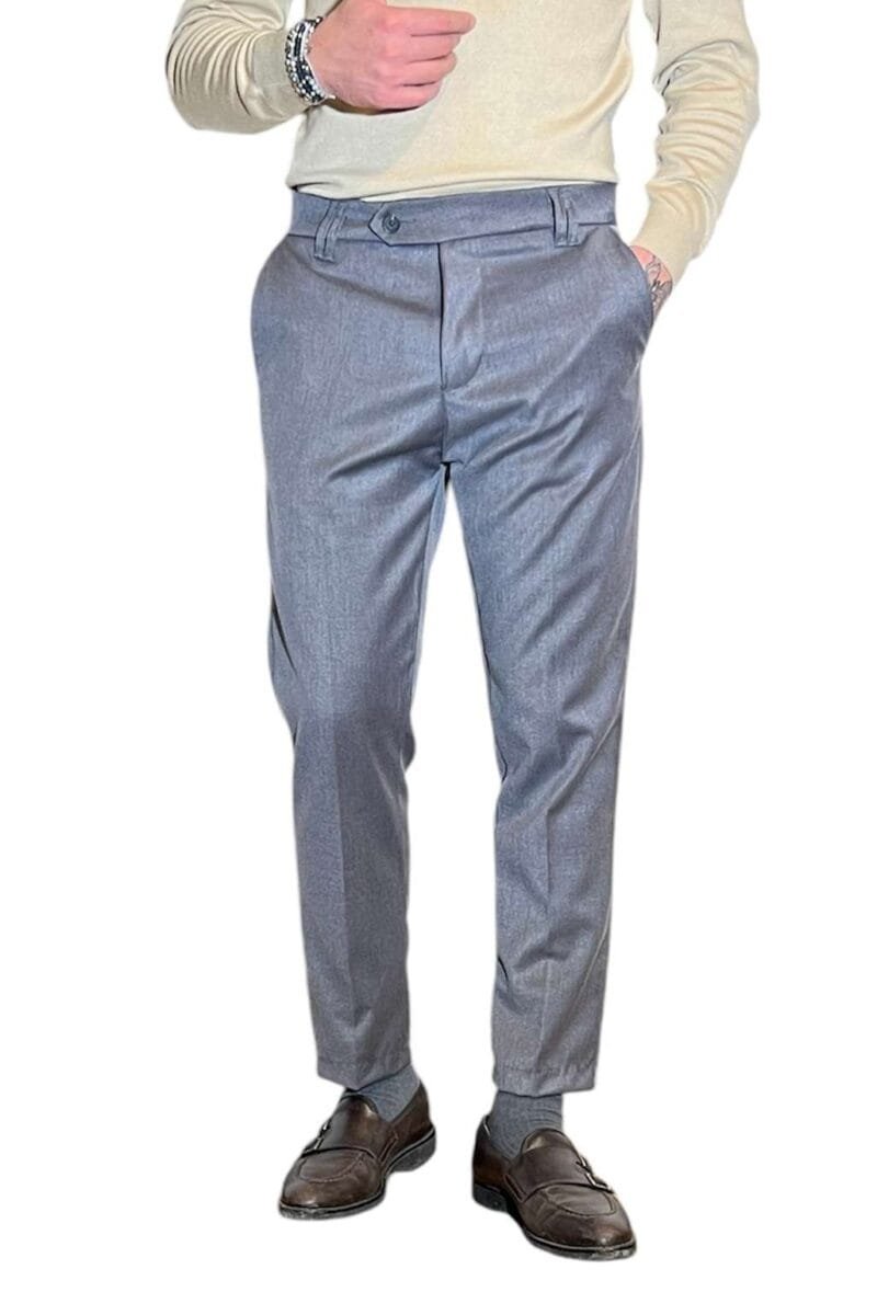 PANTALONE SARTORIALE GRIGIO - immagine 5