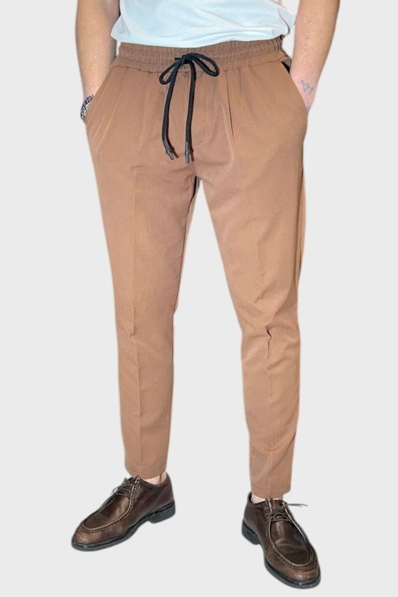 PANTALACCIO MORBIDO CON PINCES REGULAR FIT COCCIO