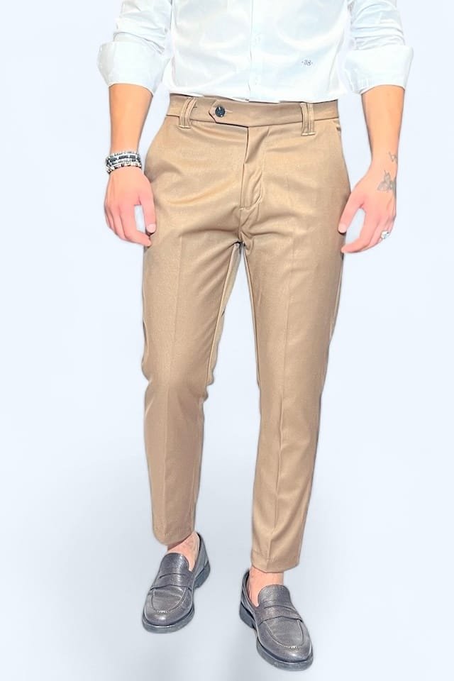 PANTALONE SARTORIALE FANGO