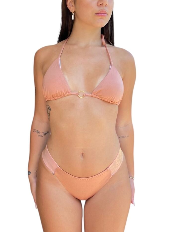 BIKINI TRIANGOLO CON SLIP PESCA GLAM