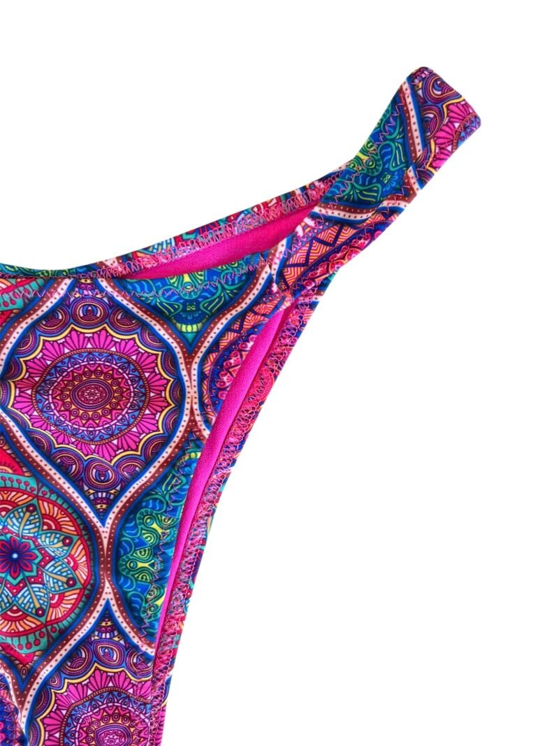 BIKINI TRIANGOLO CON SLIP MANDALA ETNICO - immagine 3