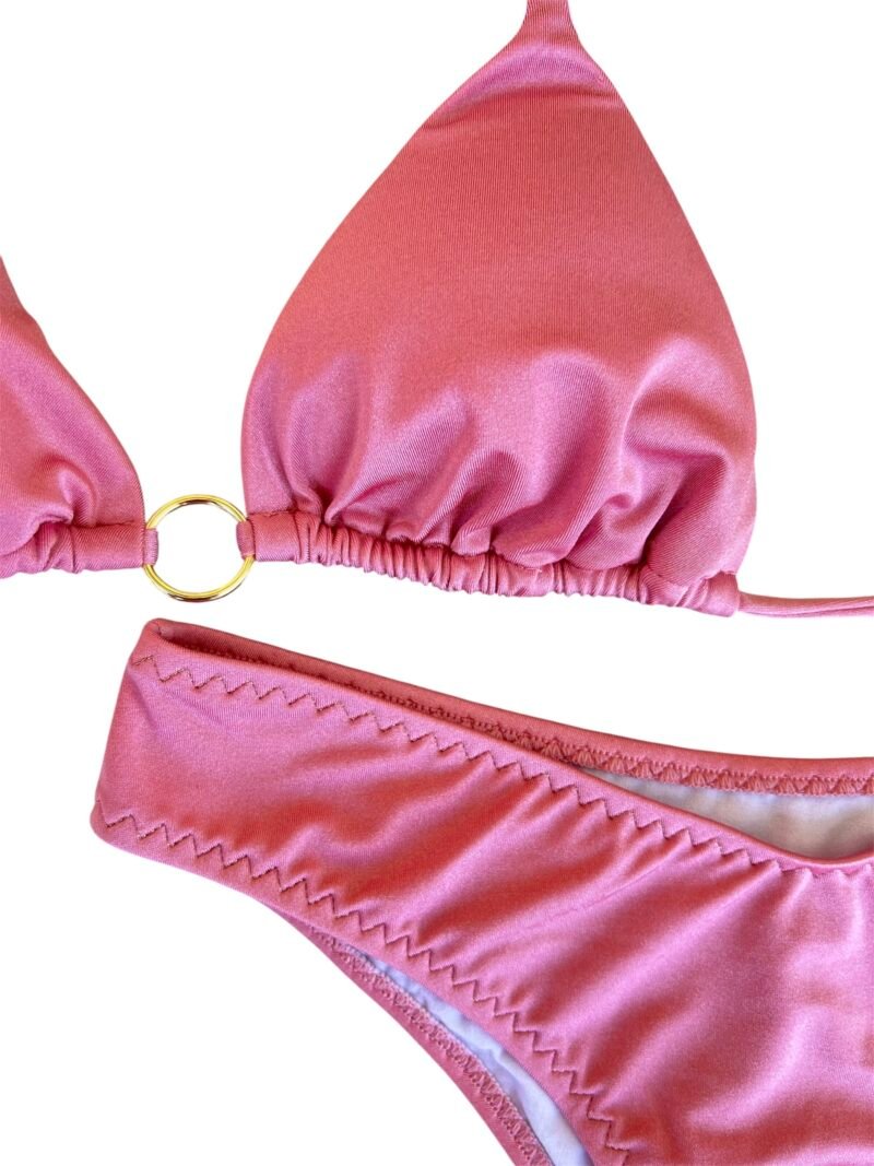 BIKINI TRIANGOLO CON SLIP FASCIA LATERALE - immagine 4
