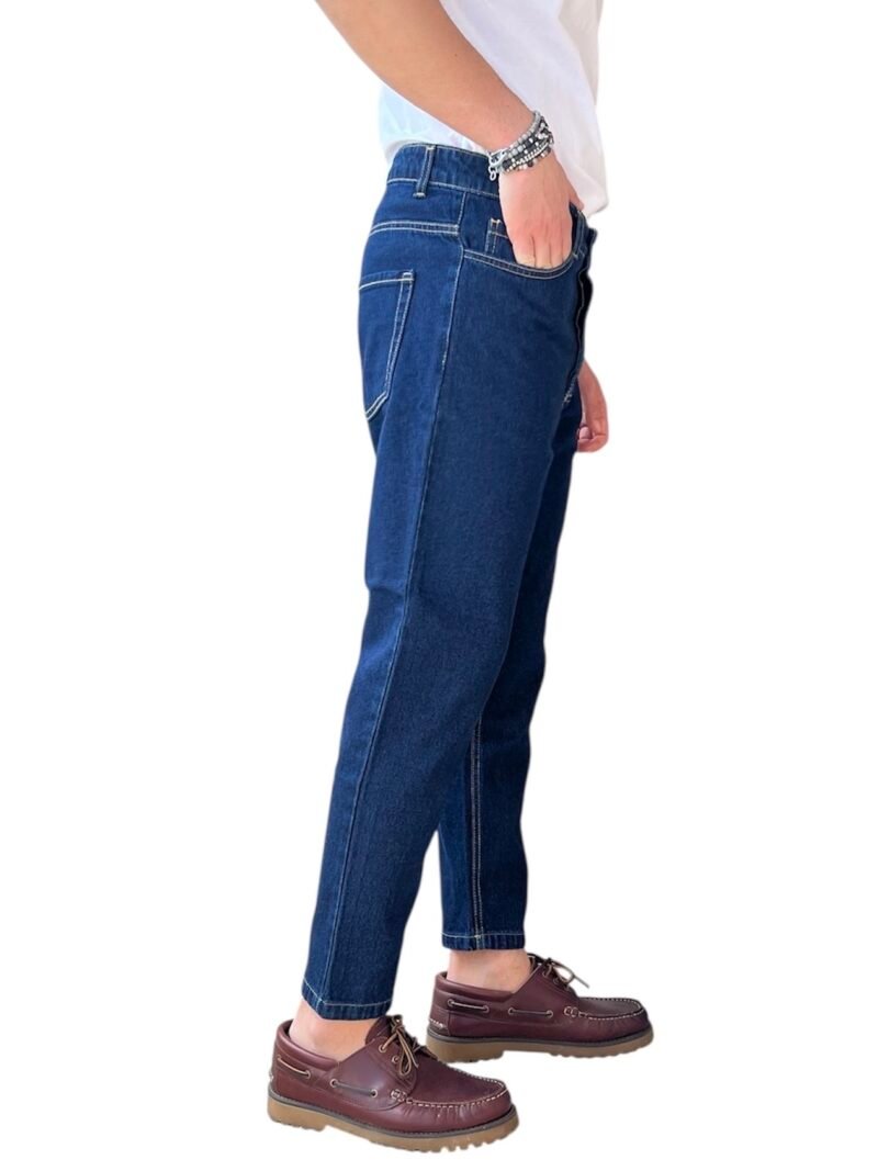 JEANS UOMO CASUAL BLU SCURO - immagine 4