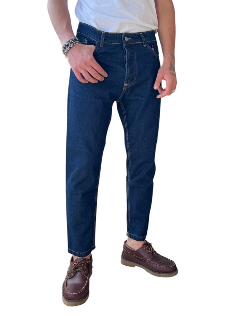 JEANS UOMO CASUAL BLU SCURO - immagine 3