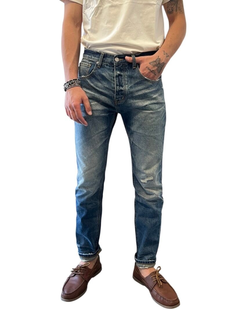 JEANS UOMO CASUAL CROPPED