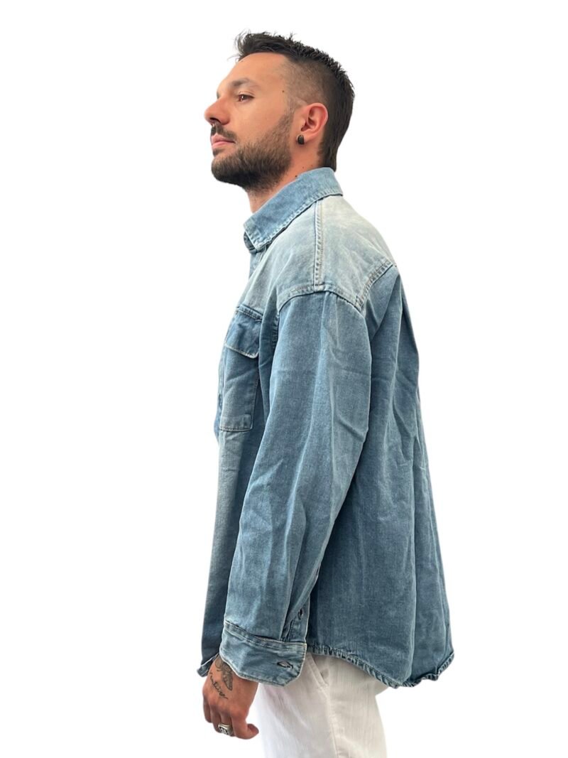 CAMICIONE OVER DENIM - immagine 3