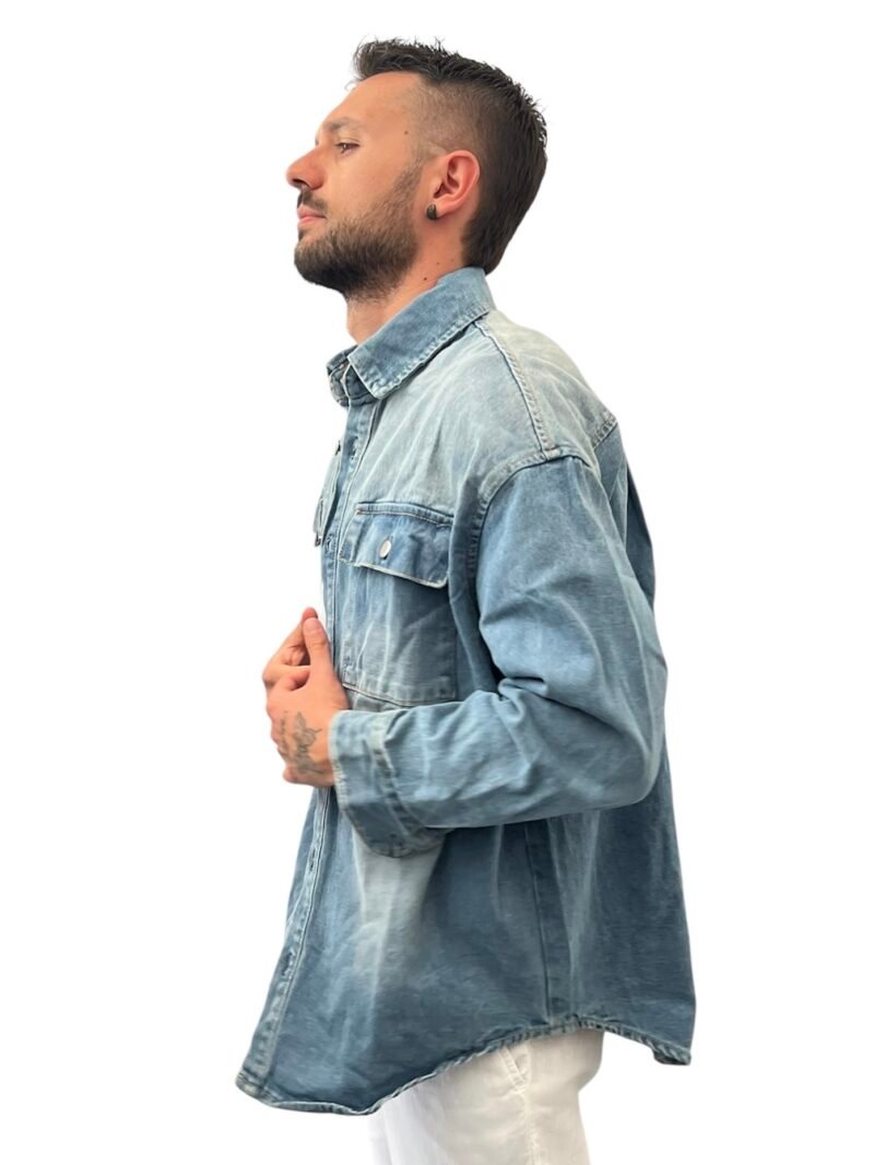 CAMICIONE OVER DENIM - immagine 2