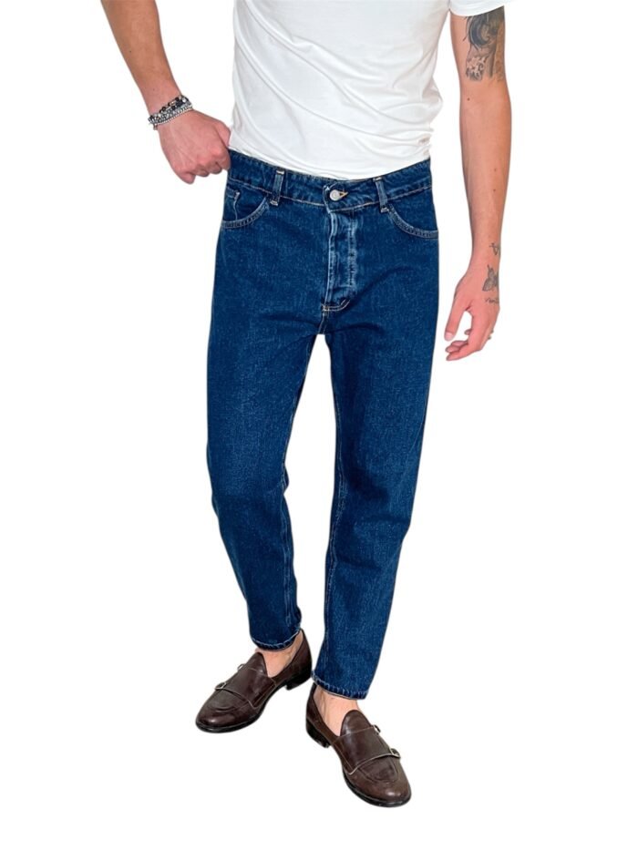 JEANS UOMO REGULAR BLU SCURO - DENIM CLASSICO