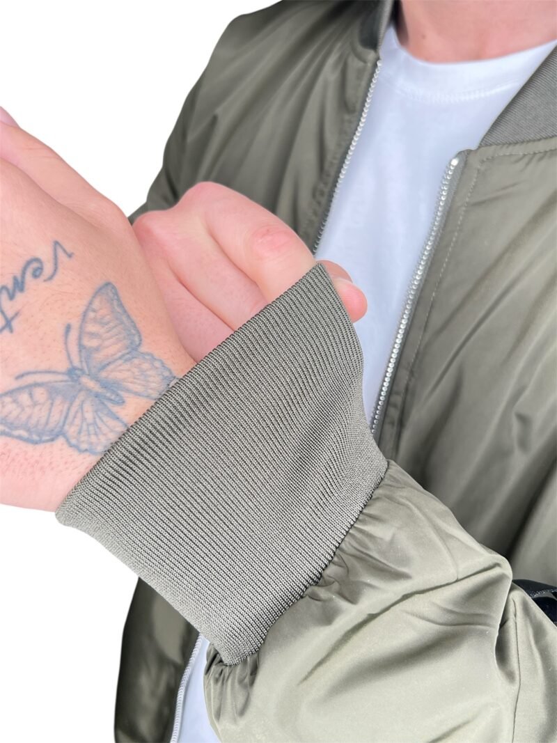 GIUBBINO UOMO LEGGERO ANTIVENTO E ANTIPIOGGIA VERDE MILITARE - immagine 4