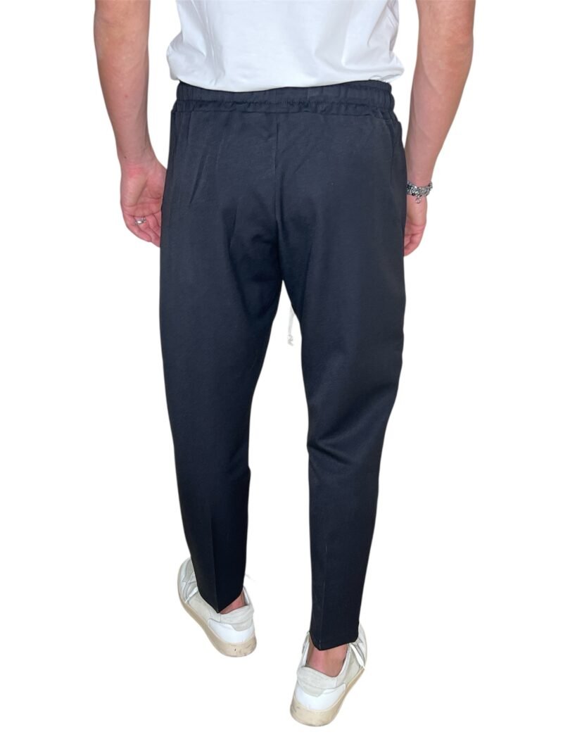 PANTALACCIO UOMO NERO CON COULISSE - immagine 5