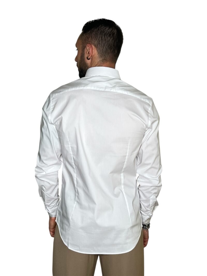 CAMICIA UOMO BIANCA SLIM FIT - immagine 2