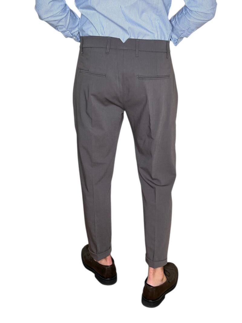 PANTALONE UOMO ELEGANTE GRIGIO - immagine 2
