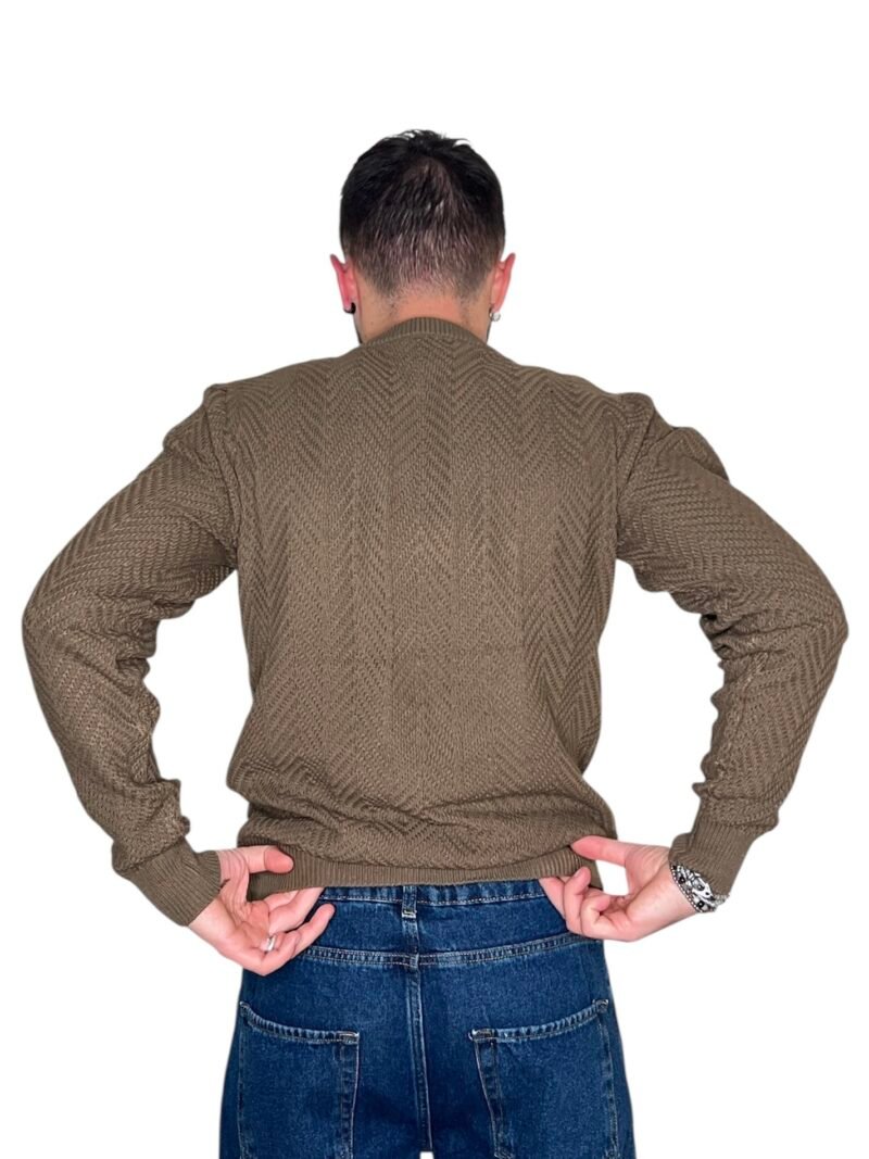 MAGLIONE GIROCOLLO FANGO - immagine 3
