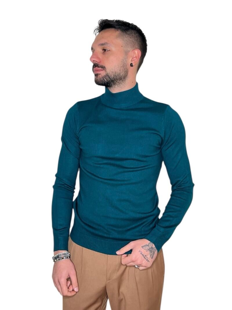 DOLCEVITA MEZZOCOLLO PETROLIO - immagine 5